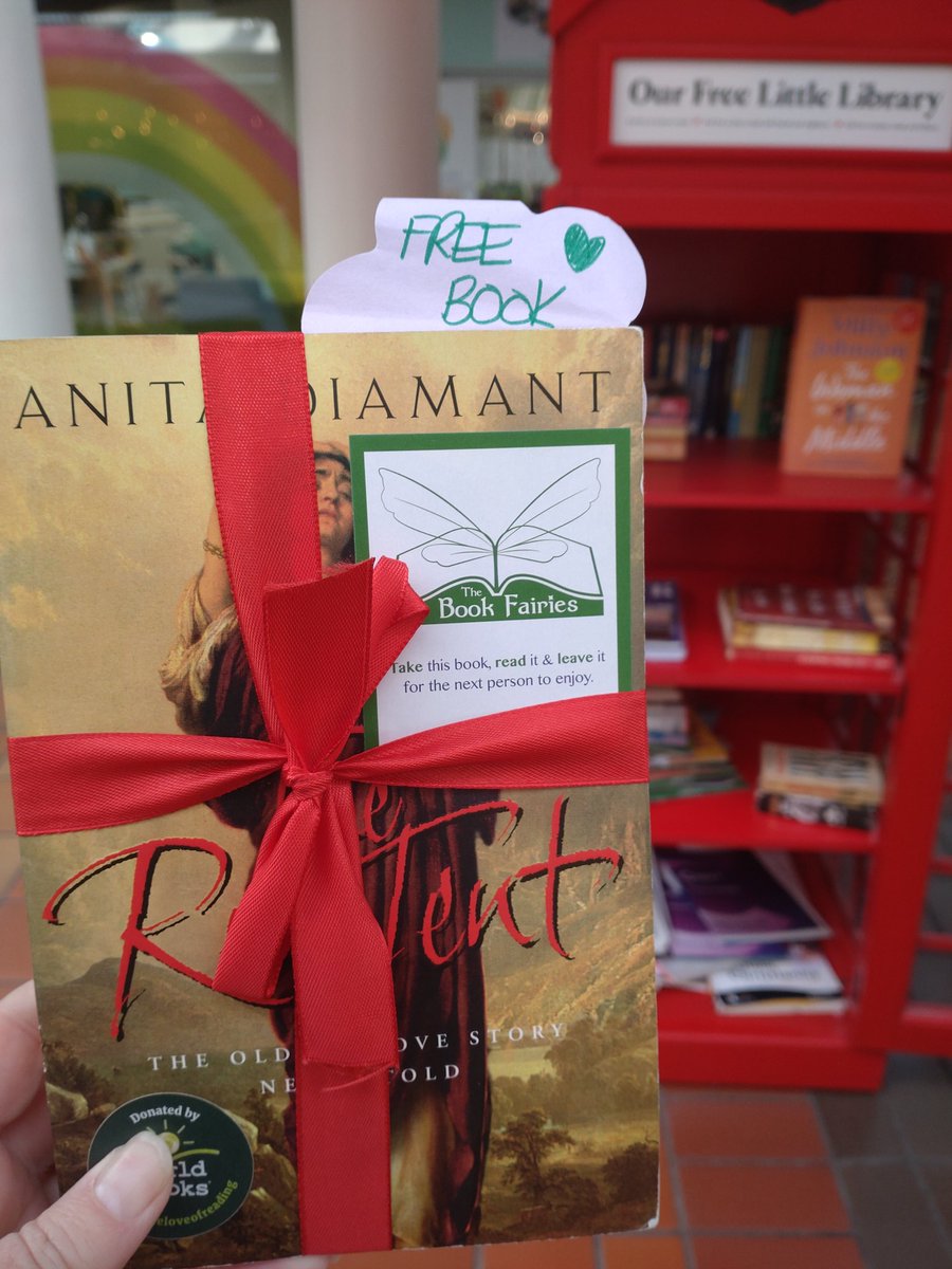 As our birthday is on International Womens Day we are sharing books with strong female characters in March. The Red Tent, donated by @Wob_group, was left at @ridingscentre
little library 
 #IBelieveInBookFairies #BookFairiesTurn5 #IWDBookFairies #BookFairyBirthday  #IWD