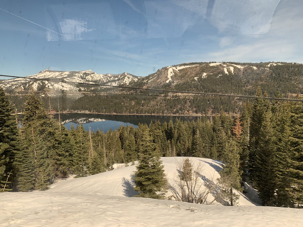 icgee's tweet photo. Other highs
- my trip up (Capitol corridor and a bus) had reliable wifi the whole way so I got 5 hours of work done.
- My trip back - on the Amtrak Zephyr, a direct train from Truckee to Richmond, had amazing views of the sierras and gold country. https://t.co/68ICudHip4