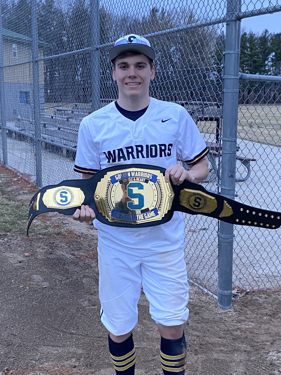Justin Null winner of the belt tonight.  Aggressive base running lead to an insurance run in the teams 6-3 W. 
F/S also won 18-0. Really proud of the effort displayed by all the players. https://t.co/A5V0mtSPqW