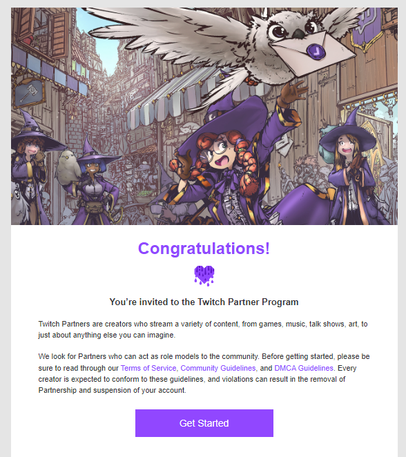 DaylightsTV's tweet image. WE DID IT YOU GUYS! WE ARE OFFICIALLY A TWITCH PARTNER! WE HIT IT FIRST TRY! THANK YOU! 😭💜