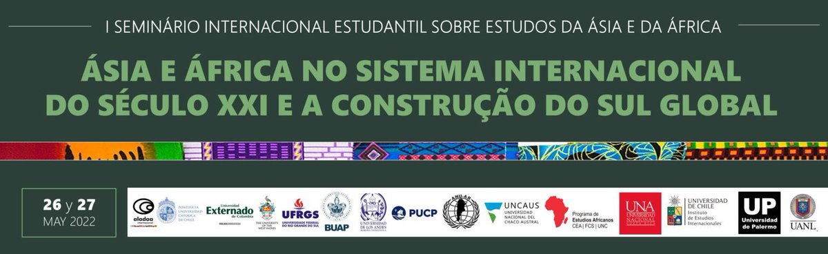 AladaaInt's tweet photo. Les informamos que ya se encuentra disponible el listado de ponencias aceptadas para el I Seminario Internacional Estudiantil de Estudios de Asia y África en nuestra página web: 

https://t.co/N1JAlxfk0g https://t.co/I9unCBeNpS