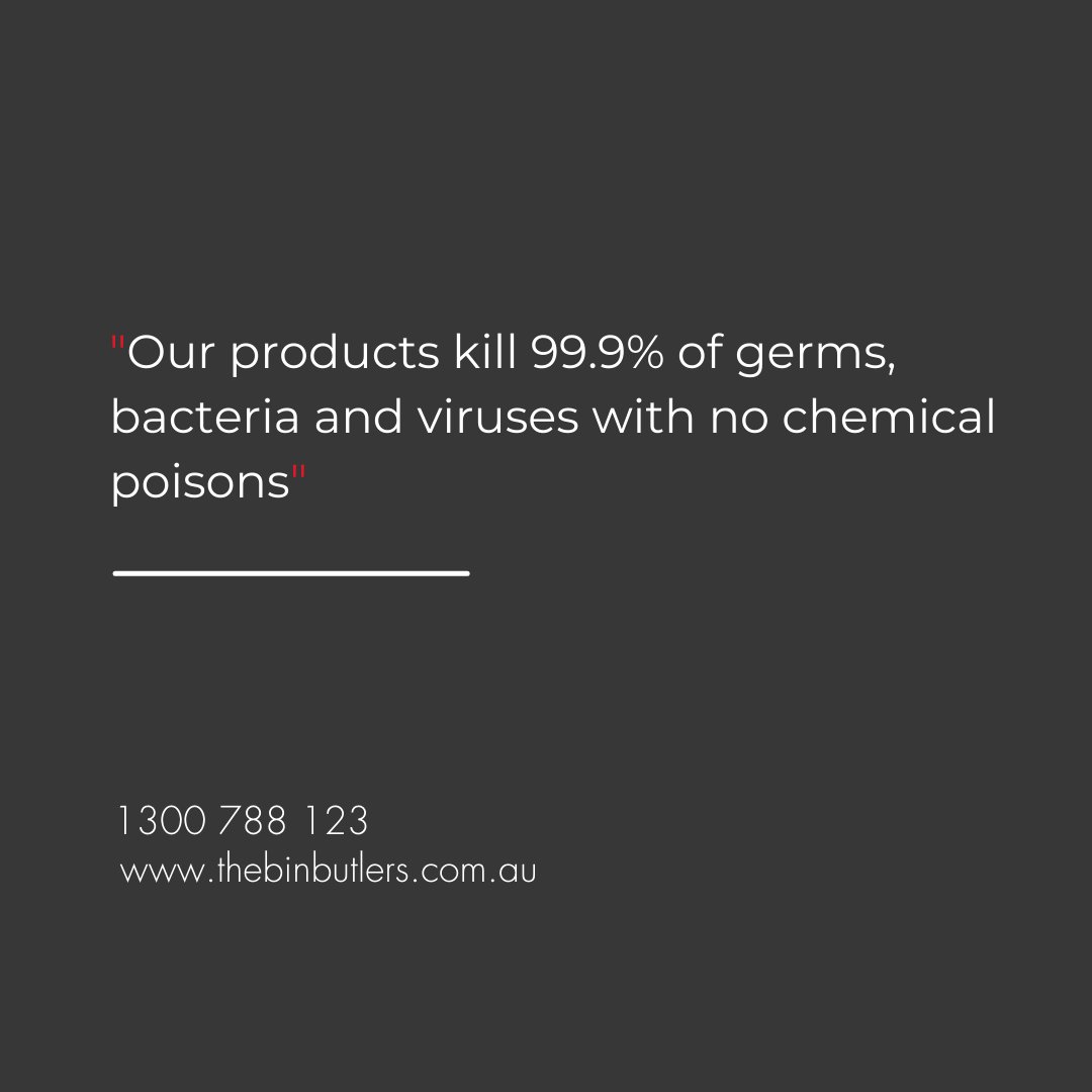 Sick of seeing dirty bins in your driveway?

The Bin Butlers use products that kill 99.9% of germs, bacteria & viruses with no chemical poisons. 

Speak with the team today. 

#binbutlers #cleanbin #binsmelbourne #bincleaning #wheeliebin