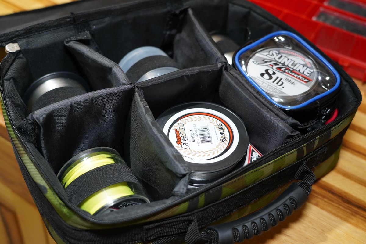 FishHandbook's tweet photo. You never know exactly which line you might need during a fishing trip. Pack a @SunlineAmerica line storage bag with multiple types of line so you can spool up with what you need.
#Sunline #SunlineAmerica #FishingLine #LineStorage #FishingLine #Fishing #BassFishing https://t.co/QRmm8Ndoje