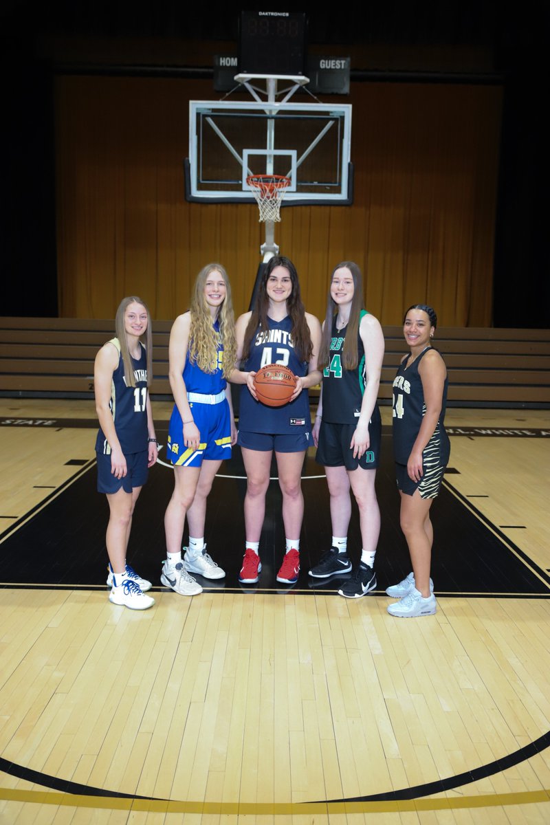 sportsinkansas's tweet photo. Introducing the 2022 Sports in Kansas All-State All-Classes Girls Top 5 Basketball Team 

Taryn Sides - Phillipsburg Jr.
Ava Jones - Nickerson Jr.
Beatrice Culliton - Aquinas Sr.
Addy Brown - Derby Jr.
Jadyn Wooten - Blue Valley Soph. 
#sportsinkansas https://t.co/BQHyuqJOUT