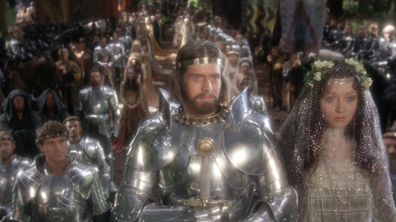 Excalibur (1981) condenses several Arthurian legends into a single spectacular epic. One of the most hypnotic and visionary films of all time.