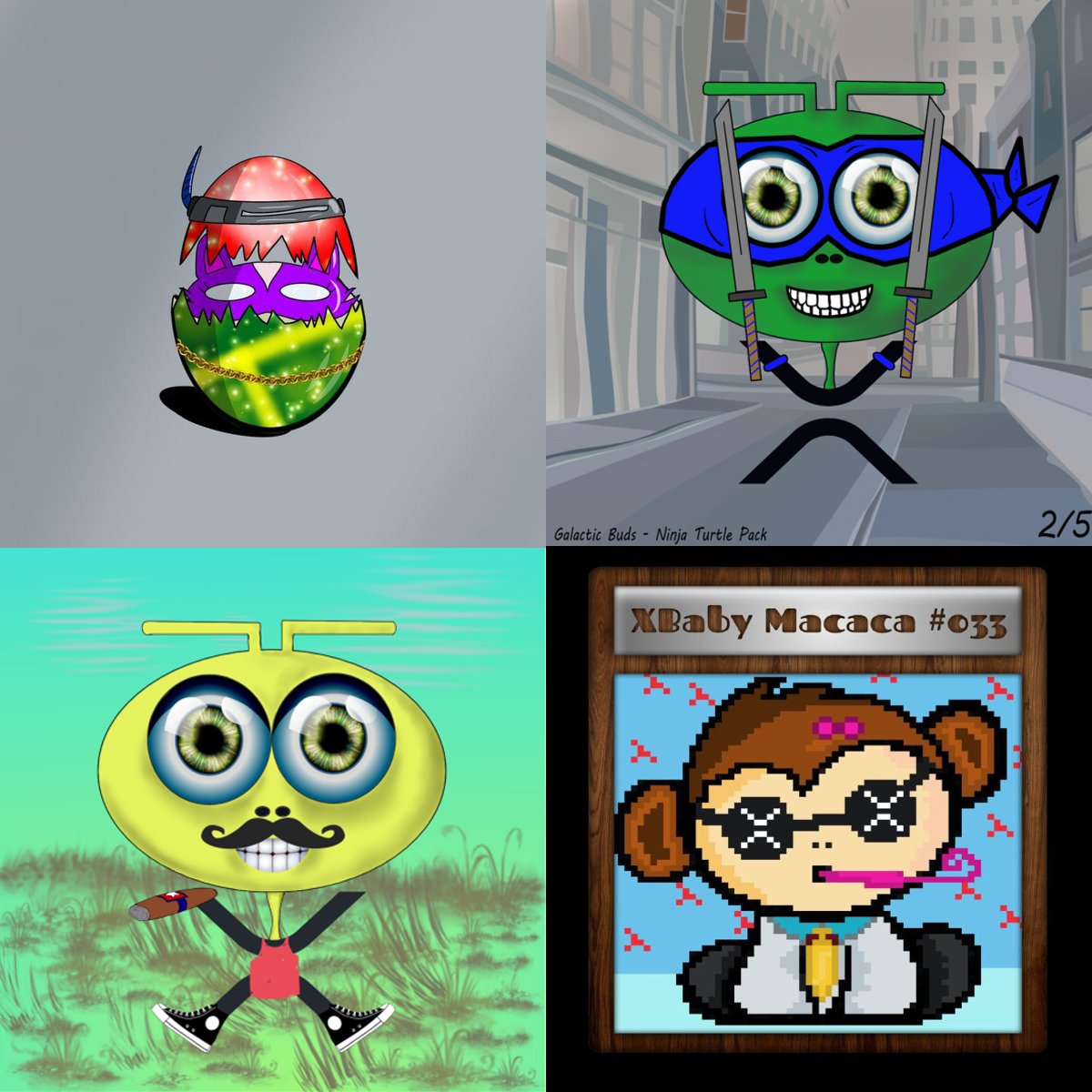 🔥HUGE #NFTGiveaway Time🔥

@Kucing_Hutan26 and I are giving away 4 verified #NFTs

☑️ Follow me
☑️ Like
☑️ Retweet with positive comments

⏳Ends in 72H 

#XRPL #XRP #XRPLcommunity #Galacticbuds #Yeggscolletion #XbabyMacaca #NFT

bit.ly/34AxCQo
bit.ly/3tvClwA