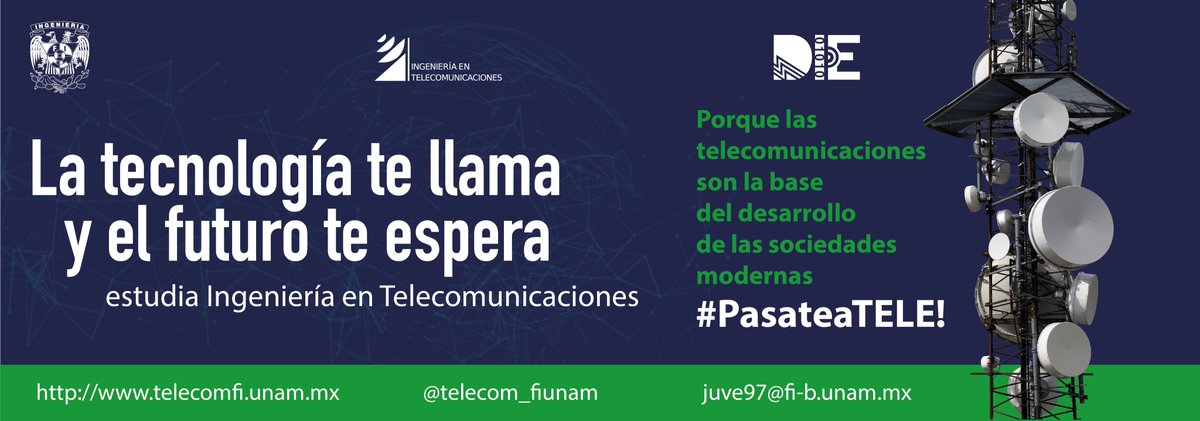 Ingeniería en Telecomunicaciones (@telecom_fiunam) on Twitter photo 