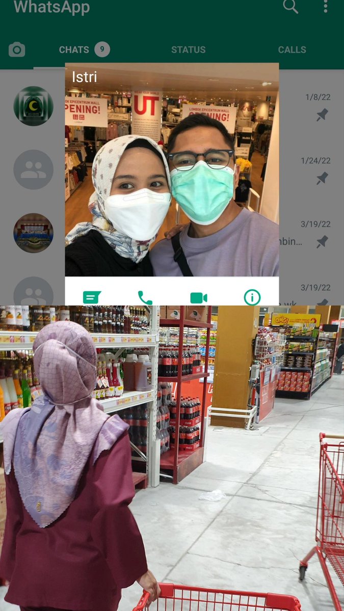 alifsholehen's tweet photo. Appreciation post.

Life is getting different 180degrees after feb 2022. Getting happier either more tired, communication changed from line to whatsapp. Definisi bahagia sederhana, pasutri jalan ke uniqlo yg baru di lombok &amp; update profpict🙌 https://t.co/7wF1YJRdvG