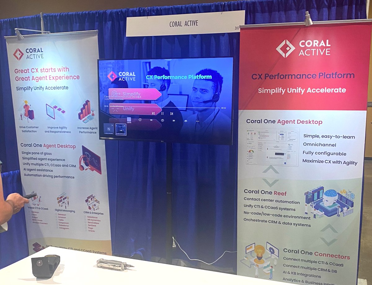 It’s great to be back at <a href="/enterprisecon/">Enterprise Connect</a>. It kicked off today with great energy. Drop by the Coral Active booth 103 for a chat about simplifying your contact center. #EC22