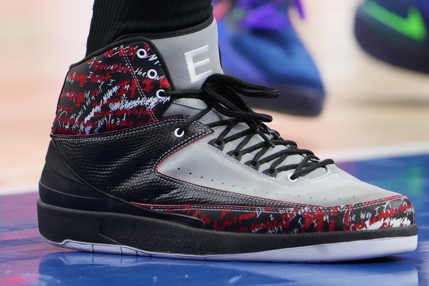 🏀 #NBAKicks 👟 on X: The Jordan 2 Retro EMINEM (The Way I Am) on court!  #NBAKicks  / X