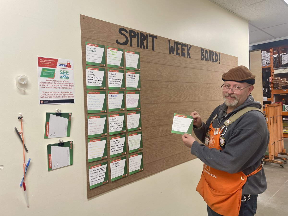 KB8563HD's tweet photo. #SpringSpiritWeek celebrate and thank your fellow associates! https://t.co/dWq6qKCXtx