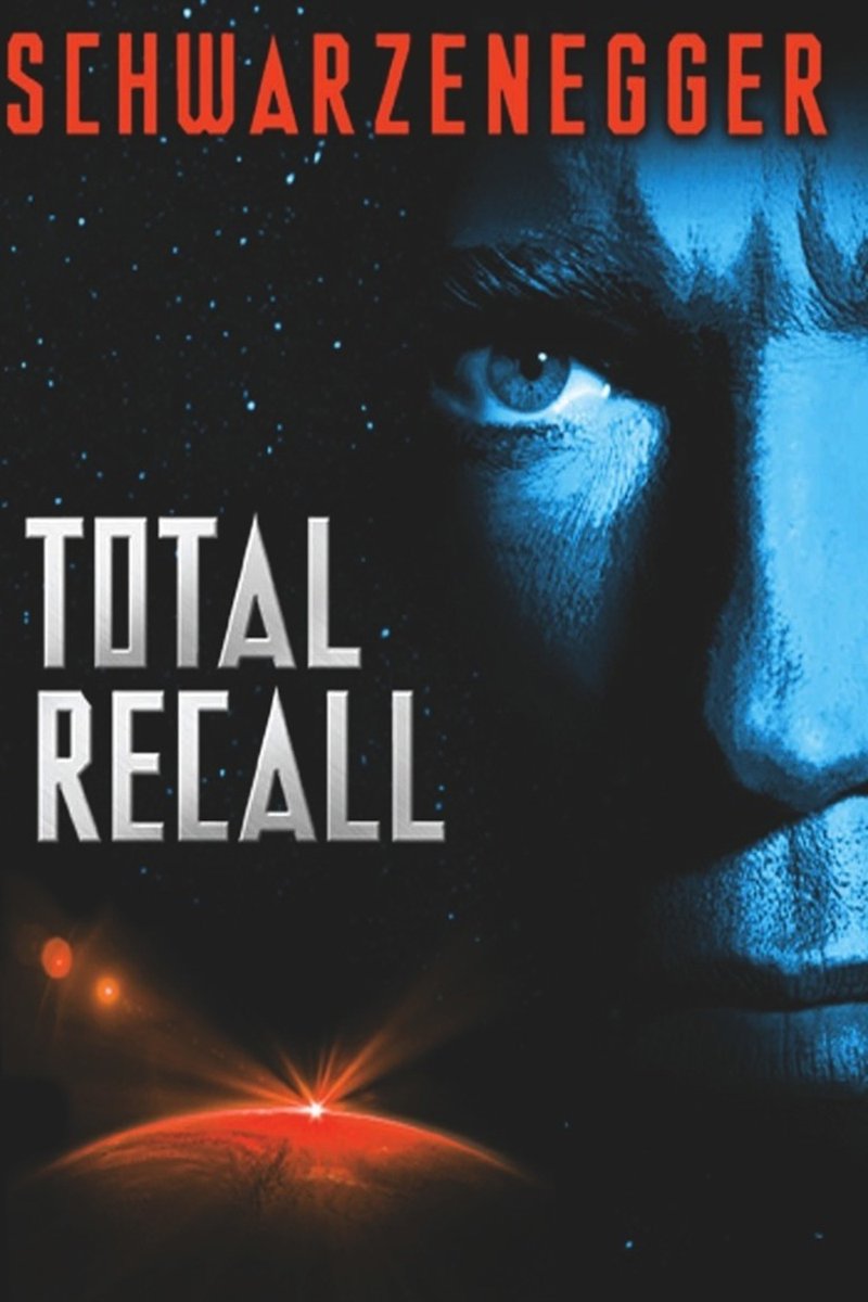 Total Recall (1990) is a muscular sci-fi masterpiece about a construction worker who finds himself wrapped up in a bloody interstellar conspiracy after paying for memories of a dream vacation to Mars.