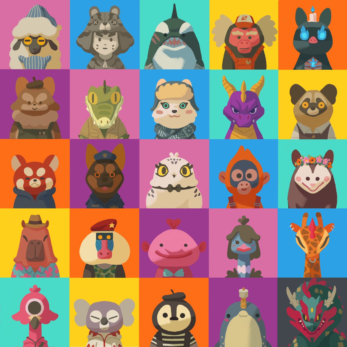 GM🌟🌟
Here are our batch 3 of #pepitaandfriends! 

Which are your favourites? 

Join discord.gg/5wZgERNrZK
For the most up to date information.