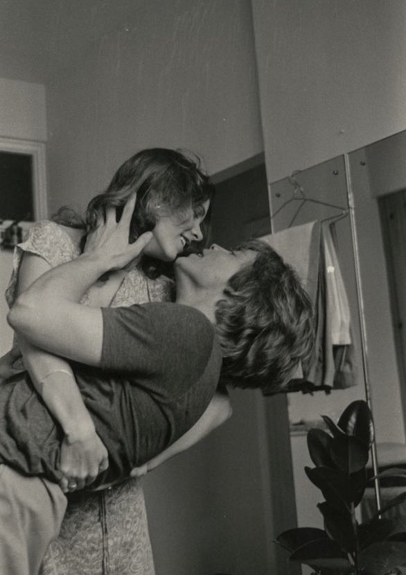 carrie fisher and mark hamill (1980)