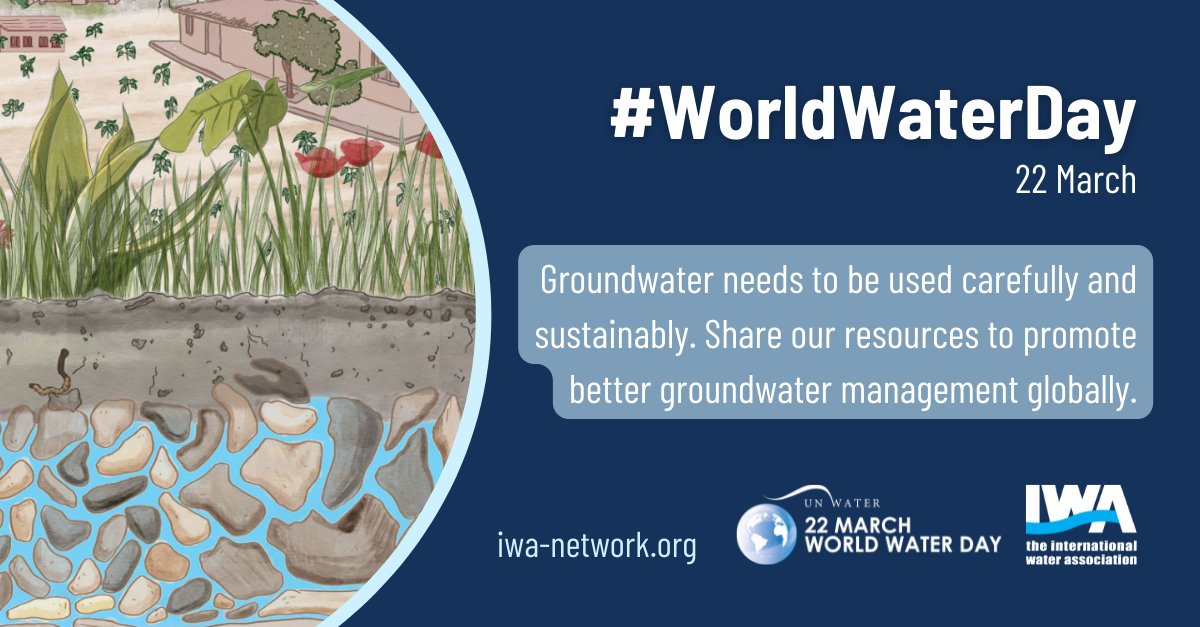 IWAHQ's tweet photo. Happy #WorldWaterDay! This year's theme is dedicated to an extremely important topic: #groundwater, making the invisible visible 💧

Learn more about #pollution remedies &amp; groundwater protection in Denmark with our blog &amp; share with your network ⤵️

https://t.co/DjngqjEyLm https://t.co/yYzsZTuCsH
