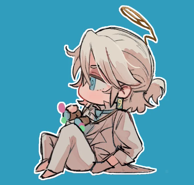 Oke I colored them all :> and got it out of my system

Now to wait for him to come back, I think he can be adopted using fragments right? Someone told me that (*'ー`*) 