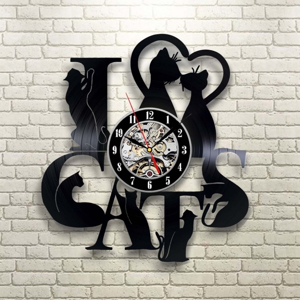 ishopcats's tweet photo. #ilovekittens #cutecat Cat Themed Vintage Vinyl Clock https://t.co/iMFS2RkPlk https://t.co/4FJI57E1vT