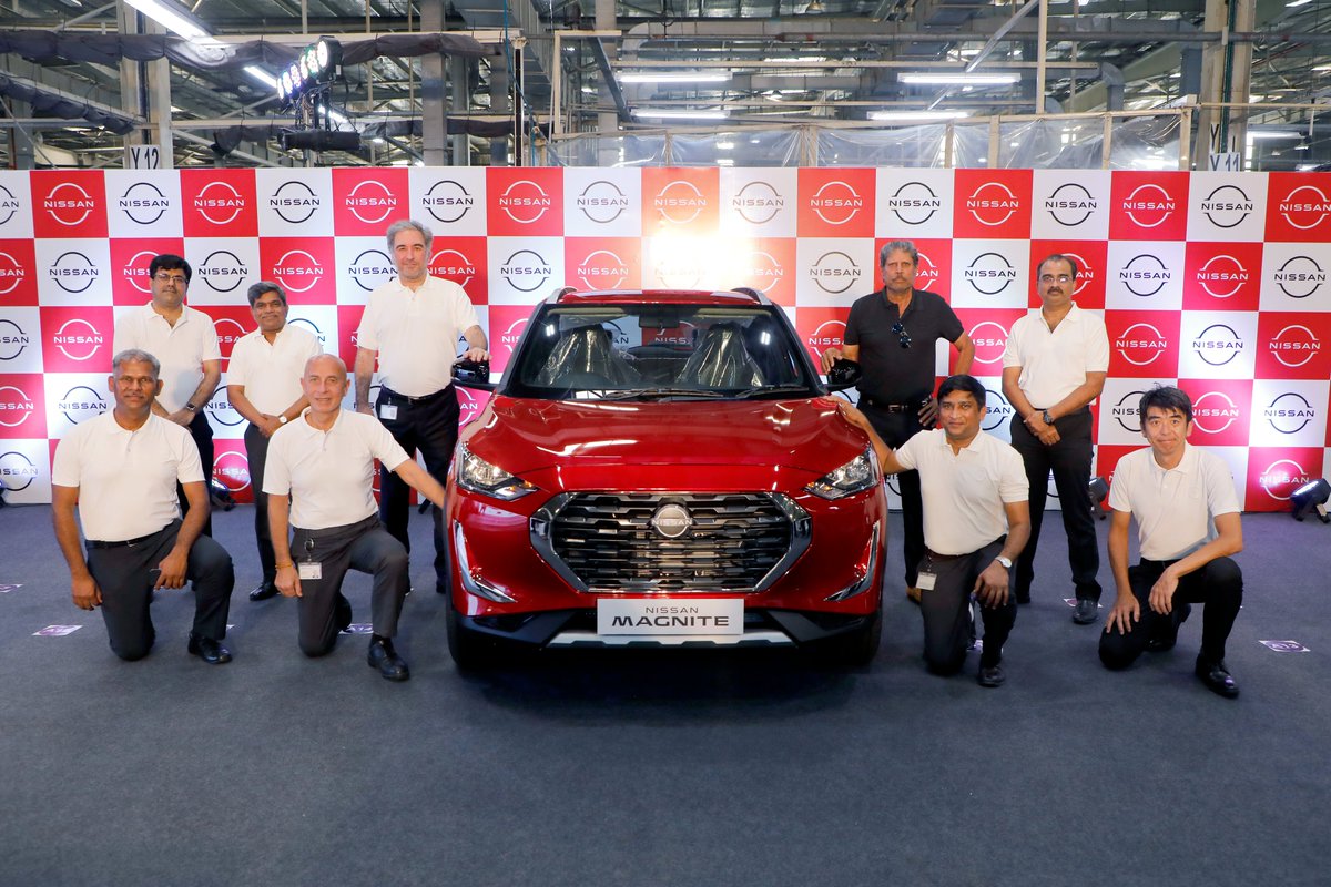 Nissan_India's tweet photo. Celebrating the rollout of the 50000th Nissan Magnite. A Big Bold &amp; Beautiful milestone and a proud moment for the entire Nissan India team.
Book the award-winning SUV today! https://t.co/hoQ9MIkglm