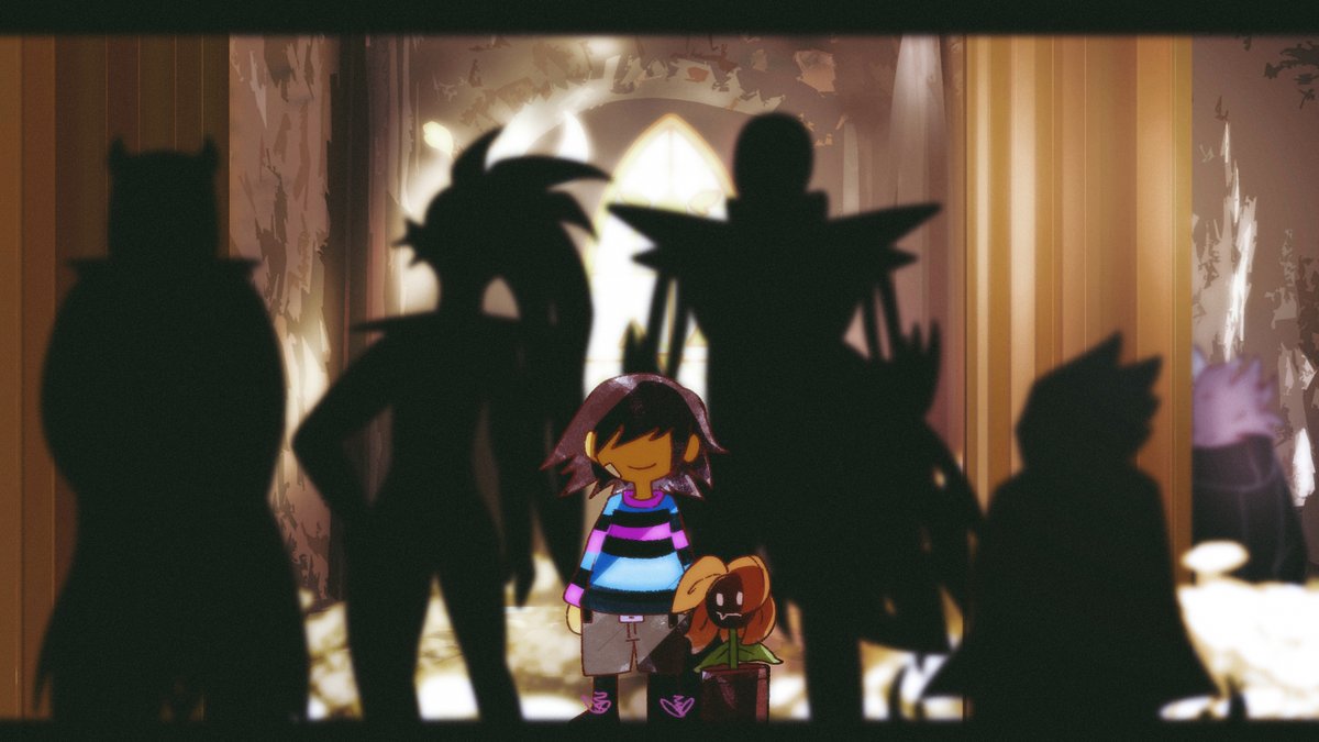 feeeeeeebeeee9's tweet photo. #Underfell 

一人二人ずつ、皆と友達になった後最後には王に会いに行ってほしい。 https://t.co/uPjjXi5yKF