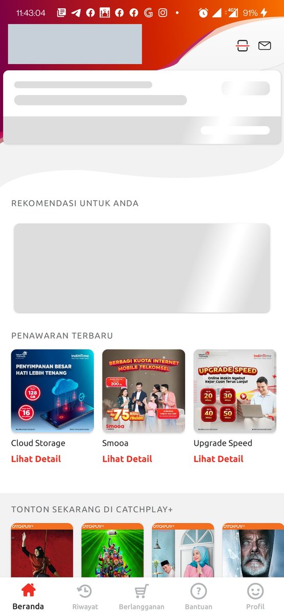 putrasmart's tweet photo. @IndiHomeCare @IndiHome
Mohon segera diperbaiki jaringan indihome Cikunir Bekasi Selatan, modem red light, mau lapor di apps jg ga bisa2. https://t.co/UWhKmHNPVE