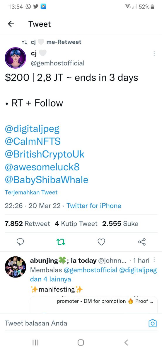 The_dollarcity's tweet photo. @gemhostofficial @digitaljpeg @CalmNFTS @BritishCryptoUk @Awesomeluck8 @BabyShibaWhale Done https://t.co/KtFzXjWkY8