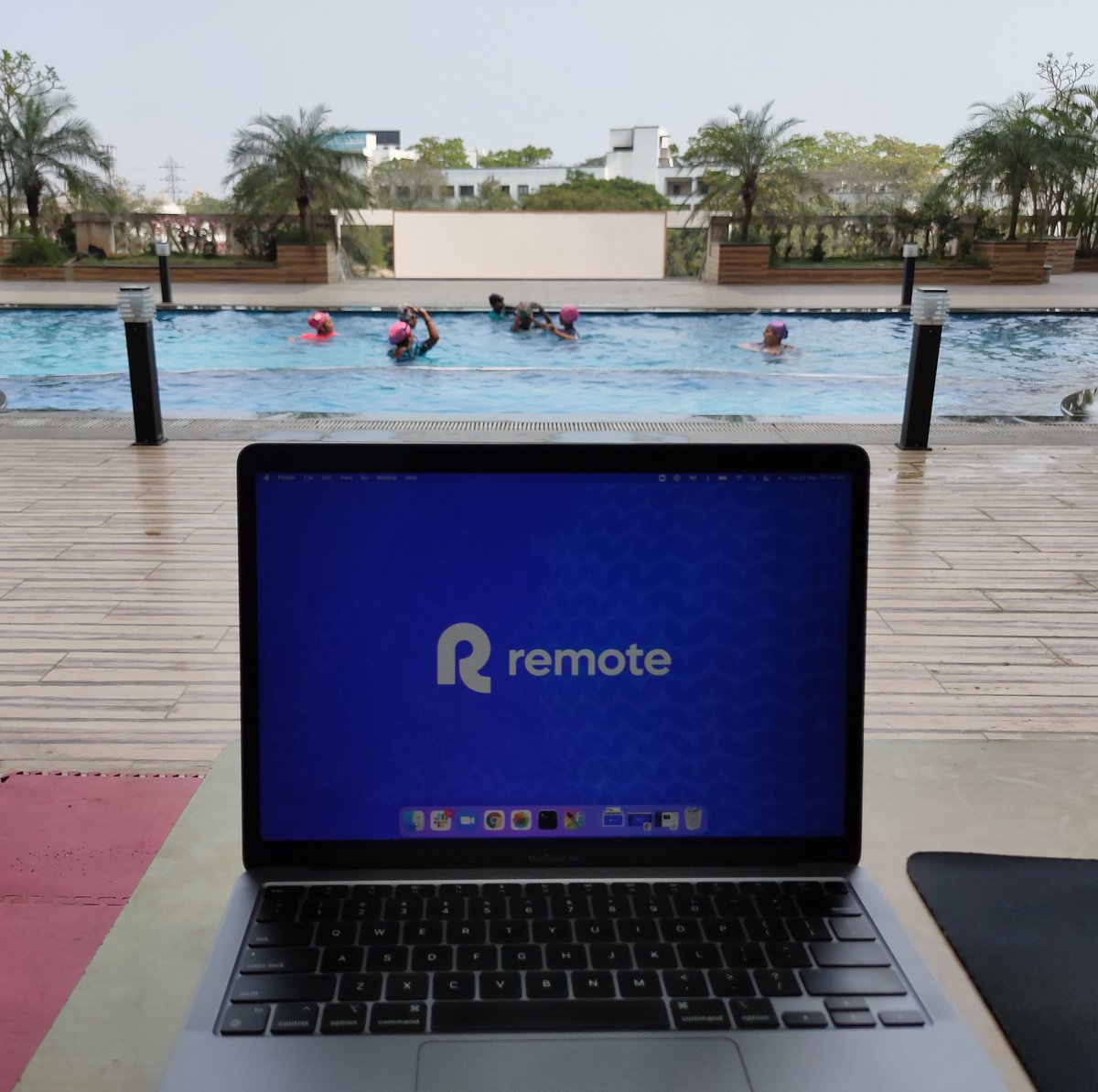 subhashni_reddy's tweet photo. Daughter: Mom can I go for a swim..??
Me: Not alone, I am coming along..
When taking care of kids is as easy as sitting beside the pool and work on projects
Happy to be a part of @remote to be able to do so
#parenting #welcomesummer #WorkFromAnywhere #IChooseRemote #remotelife https://t.co/ZnT8oirkPN