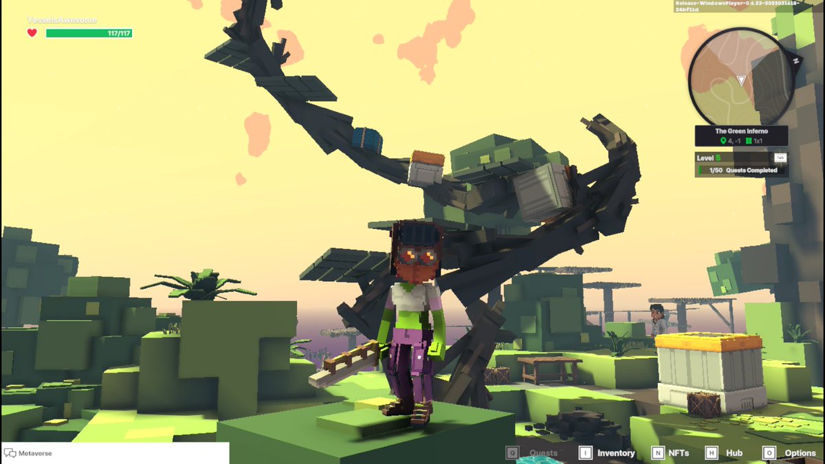 YesseIsAwesome's tweet photo. @TheSandboxGame I'm Ready!  $SAND! #SandboxAlphaS2Contest March 19 - Gather the equipment. #SandboxAlphaS2 https://t.co/AIrsr5gIbW