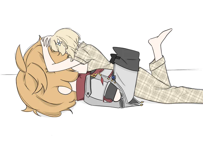 🧸🧸

#タル蛍 #chilumi #childe #lumine 

#原神 #Genshinfanart 