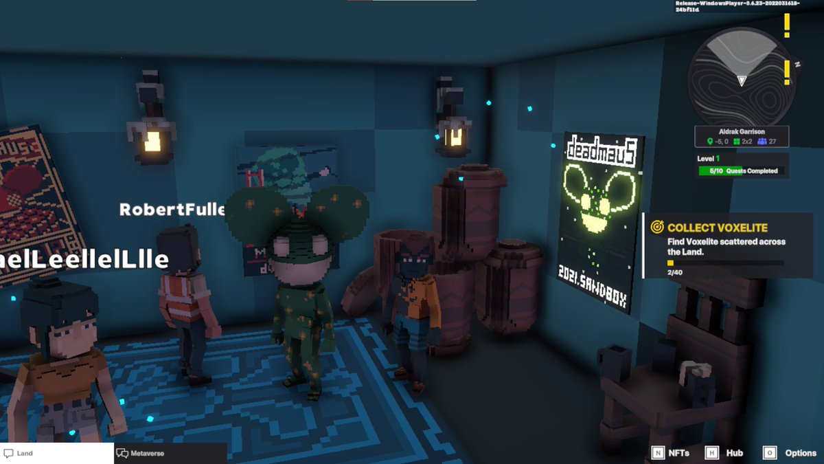 ArizonaPaulo's tweet photo. @TheSandboxGame @deadmau5 I just participated in the daily #SandboxAlphaS2Contest for a chance to earn up to 1,000 $SAND! Starting March 17 - Selfie with Deadmau5. Check out my screenshot below!
👇 #SandboxAlphaS2 https://t.co/rlSYgg3U01