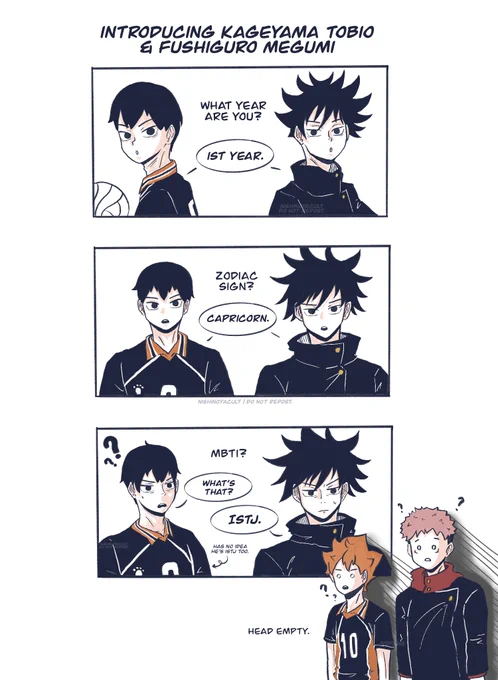 the similarities i have found between kageyama and fushiguro

#haikyuu #jjk 