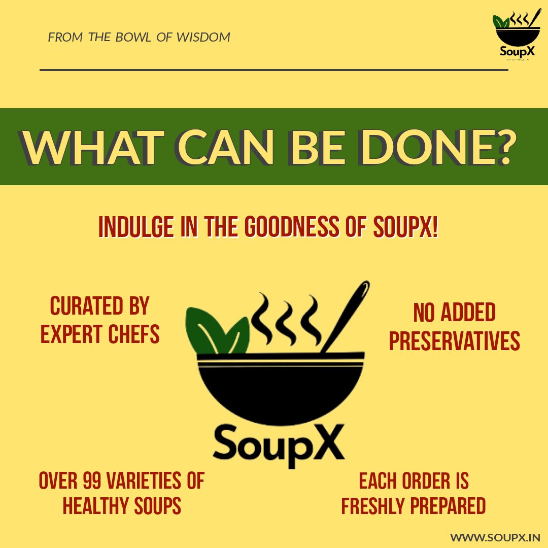 Don't change your life in an instant ! 

Visit soupx.in to order now!

#sipofhealth #healthylifestyle💪 #soupx #natural #nopreservatives #healthydiet #healthydinners