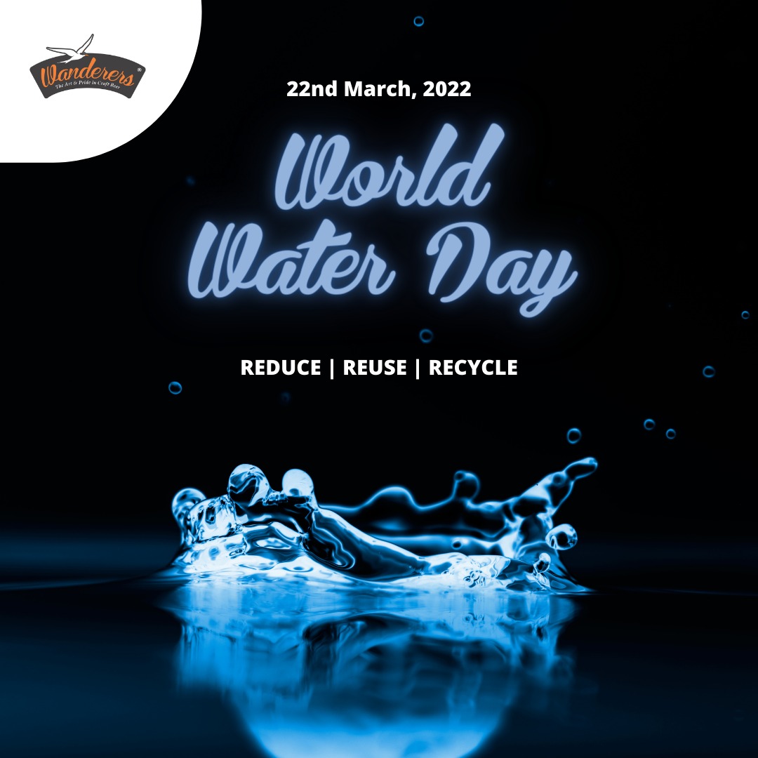 wanderersbrews's tweet photo. On World Water Day we  reinforce our commitment to water usage. We use 4 Lt of water to produce 1 Lt of beer - the world standard!! We treat our effluent and re-use in our operations.
.
Water is our lifeline...and our life &amp; living is dependent on it!
. 
Reduce - Reuse - Recycle https://t.co/yn7VfiAHVb