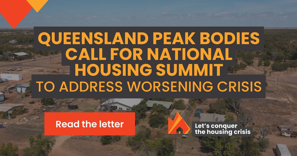 LGAQ's tweet image. LGAQ has joined eleven of the state’s biggest peak bodies in a joint call for a National Housing Summit to address the worsening crisis: lgaq.news/HousingLetterG… 
#QldHousingCrisis @MichaelSukkarMP @JasonClareMP