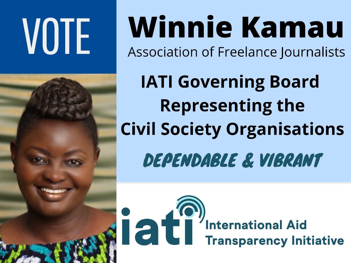 AFJFreelance's tweet image. Insupport of the president of @AFJFreelance to IATI governing board @TalkAfrica1 @UNEP @IATI_aid @AMWIK @RealAWiM