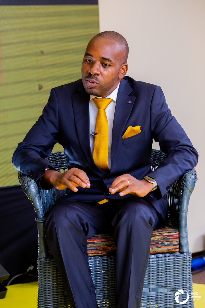 's tweet image. Today we talk about the new, born out of massive Citizens’ consensus. New values, New culture, New strategies, New people, New ideas all for a New Zimbabwe. 
Fellow Africans the Champion in Chief. #BeholdTheNew
