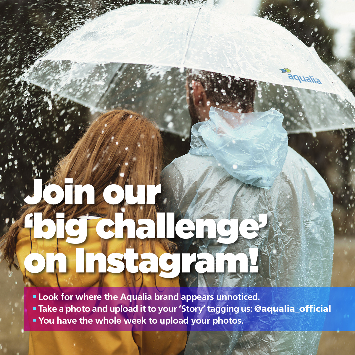 aqualia's tweet photo. It's official! We're launching our #Instagram profile by challenging you:
1. Look for the #Aqualia brand around you.
2. Take a photo
3. Upload it to your story
4. Tag us: we are "aqualia_official".
💧The proof that we're doing well is that you don't even realise we exist.
#DMA22 https://t.co/71VK3mx32G