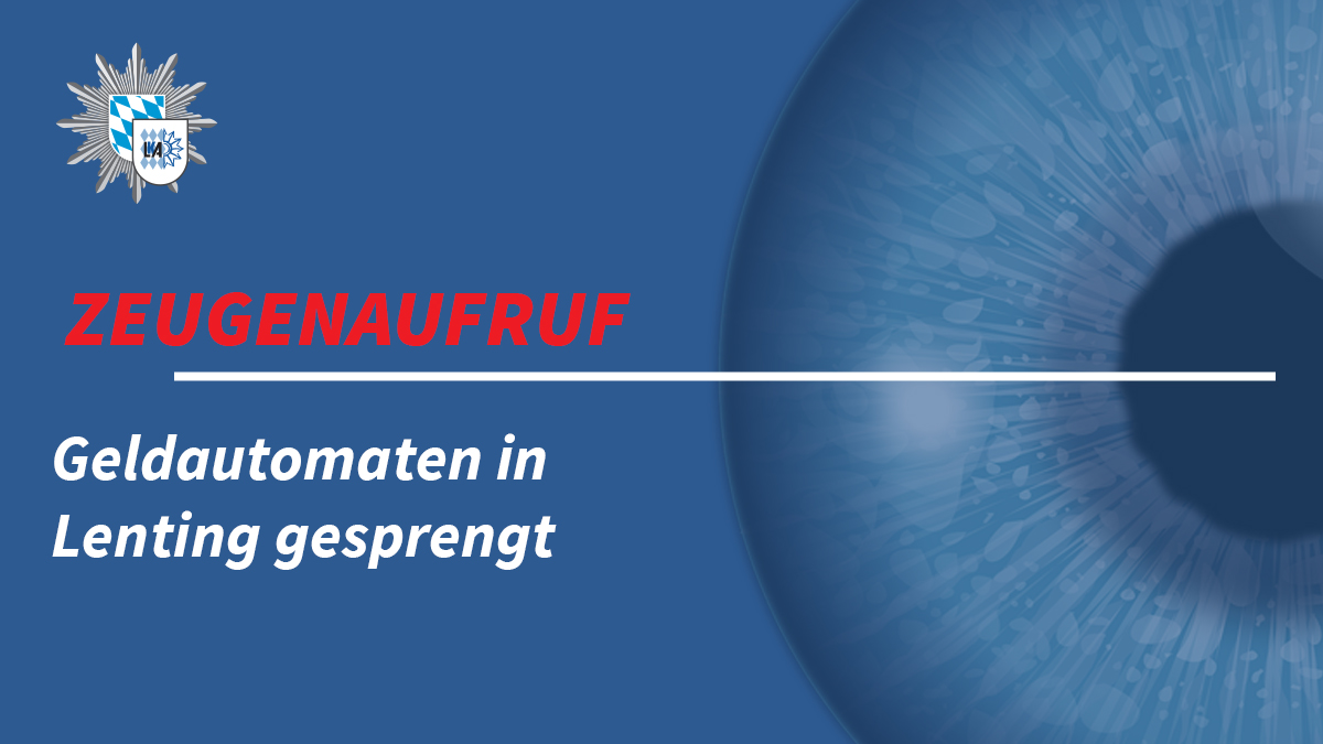 LKA_Bayern's tweet photo. #Zeugenaufruf nach #Sprengung zweier #Geldautomaten in #Lenting heute Nacht gegen 03:00 Uhr im Bereich der Nürnberger Straße:
https://t.co/Piw3OPNCF7
Wer sachdienliche Hinweise geben kann meldet sich bitte beim LKA unter 📞089/1212-0 https://t.co/wd3nXdIiQx