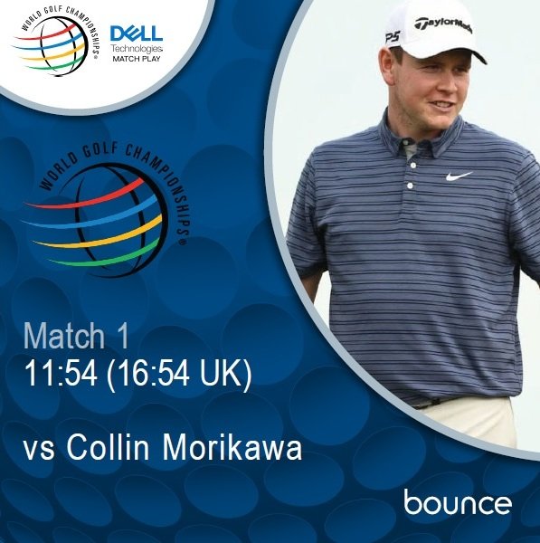 MATCH 1...🤼🏼‍♂️

First up @DellMatchPlay for <a href="/robert1lefty/">Robert MacIntyre</a> is World number 2 <a href="/collin_morikawa/">Collin Morikawa</a>

📌 Wednesday 1154 (UK 1654)

📺 <a href="/SkySportsGolf/">Sky Sports Golf</a> 

⛳️🇺🇲🏌🏼‍♂️😎