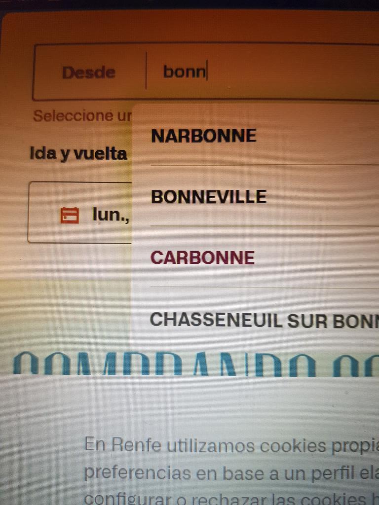 Incredible 😲 <a href="/Renfe/">Renfe</a>_SNCF_Es @Renfe you haven't heard of #Bonn the former capital of West Germany? It's a >2000 year old city, founded by the Romans,next to Cologne/Köln, 300.000 habitants, my home city 💖 Really a nightmare to find long distance #train tickets! 😭 #ClimateCrisis