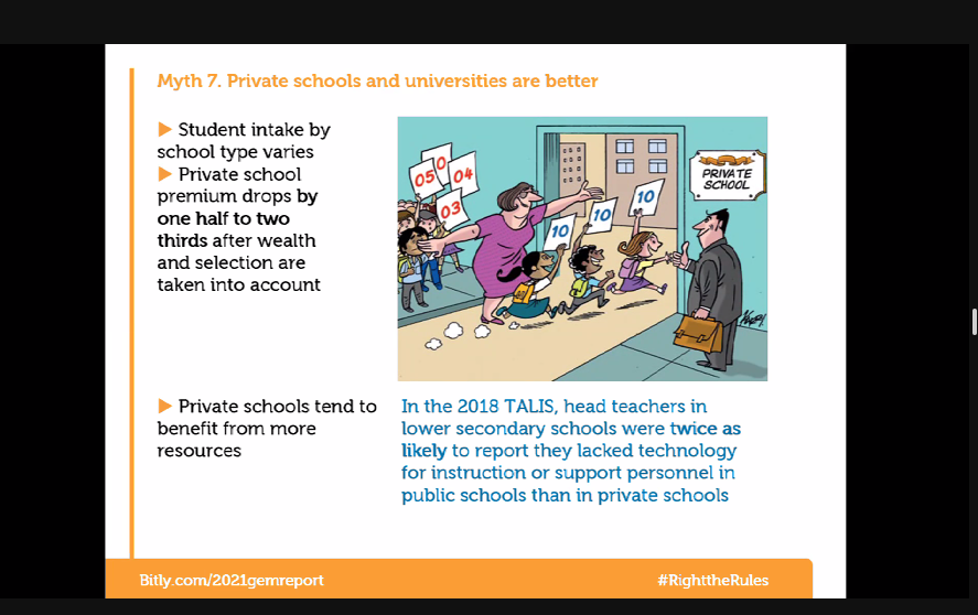 globaleducation's tweet photo. "We found through new research that households face very large classification larger than perhaps we have even appreciated before globally, households accounted for 30% of total education spending. In low &amp; middle income countries, the percentage goes up to 39%." #UNESCOGEMREPORT https://t.co/yK03ciJKSm