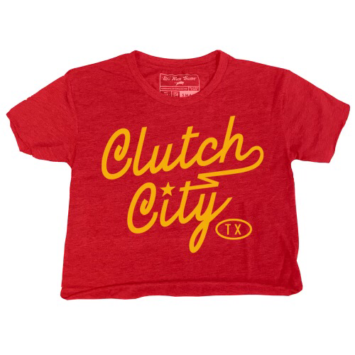 WeRunGame's tweet photo. Ketchup and Mustard For The WIN! ❤️💛 We couldn’t have scripted it any better… But we did. NEW 🏀 Clutch Script gear for ladies and gents, available now on our site. #ClutchCityScript #LightTheFuse #WeRunGame #Rockets #rocketstwitter #redrowdies https://t.co/01DHAYwDWX https://t.co/xRPdCMtsyg