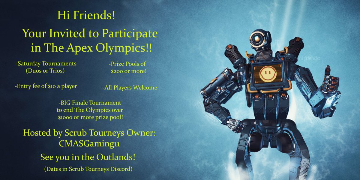 ScrubsTourneys's tweet photo. Apex Olympics! Who’s Ready?? Link in Bio!! https://t.co/O6bRkWtvPv