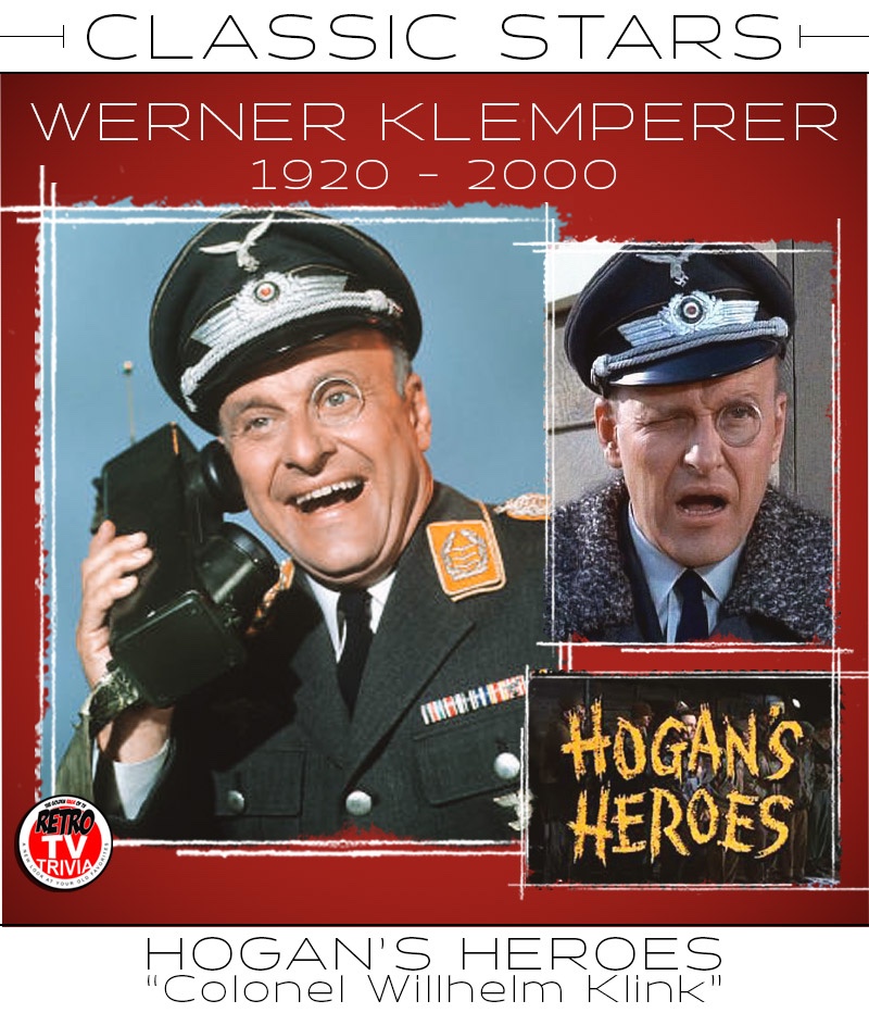 GoldenRageofTV1's tweet photo. Wishing #WernerKlemperer a #HeavenlyHappyBirthday #HogansHeroes #ColonelKlink #classictelevision #60sTV #RetroTVTrivia #GoldenRAGEofTV #botd https://t.co/EnjJMehKid