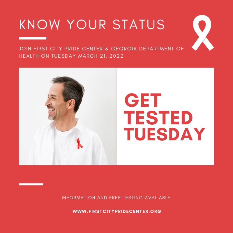 FirstCityPride's tweet photo. DID YOU KNOW IT IS NATIONAL LGBTQ+ HEALTH AWARENESS WEEK?
Join @GaDPH on Tuesday, March 21, 2022 for a day of information and free HIV testing at the First City Pride Center from 12 - 5 PM
#savannahga #freetesting #HIVTesting #lgbtqia #GADeptofPublicHealth https://t.co/CgHjyU9iOL