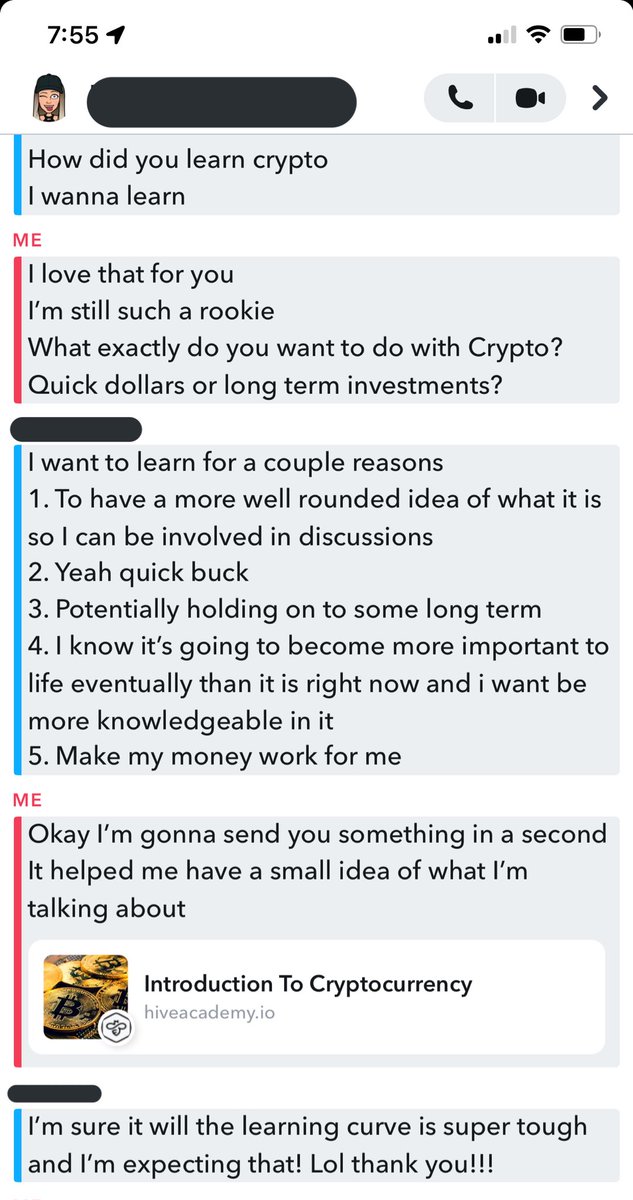 CryptoMagicGuru's tweet image. Talk about great timing! Had a friend reach out tonight and ask about crypto. @hiveinvestments what better way to to help my friend who is new to crypto than the first installment of #hiveacademy 🐝 🍯  This is what it’s all about. People helping each other grow!