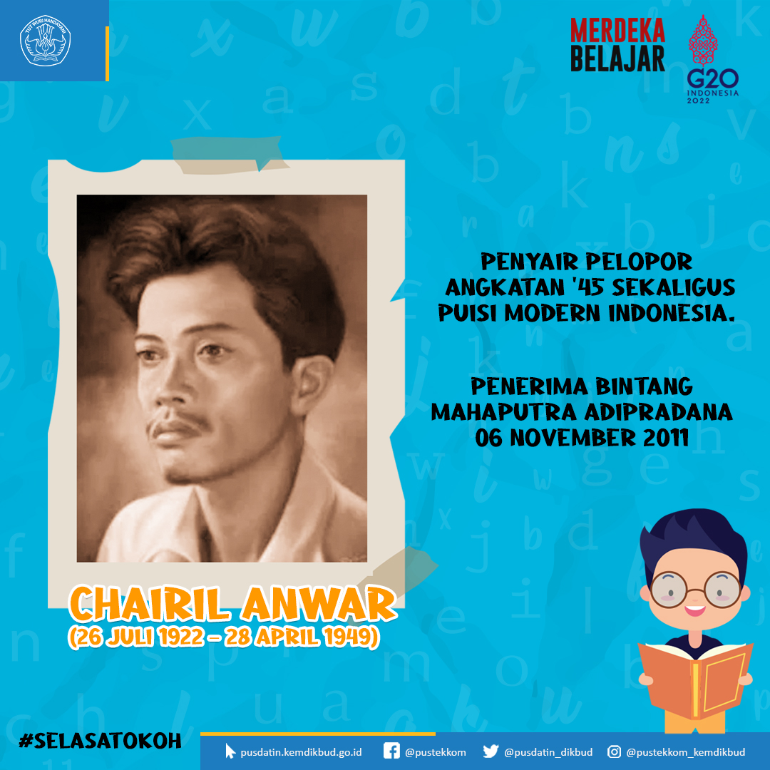 Sebutkan puisi-puisi karya chairil anwar