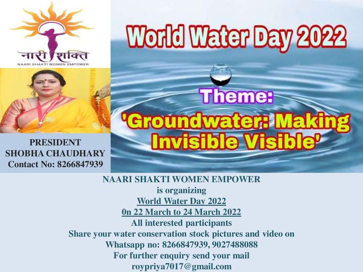 deshwalgargi26's tweet photo. Groundwater: Making invisible visible
#savewatersavelife 
#WorldWaterDay https://t.co/jAoEQRfcrG