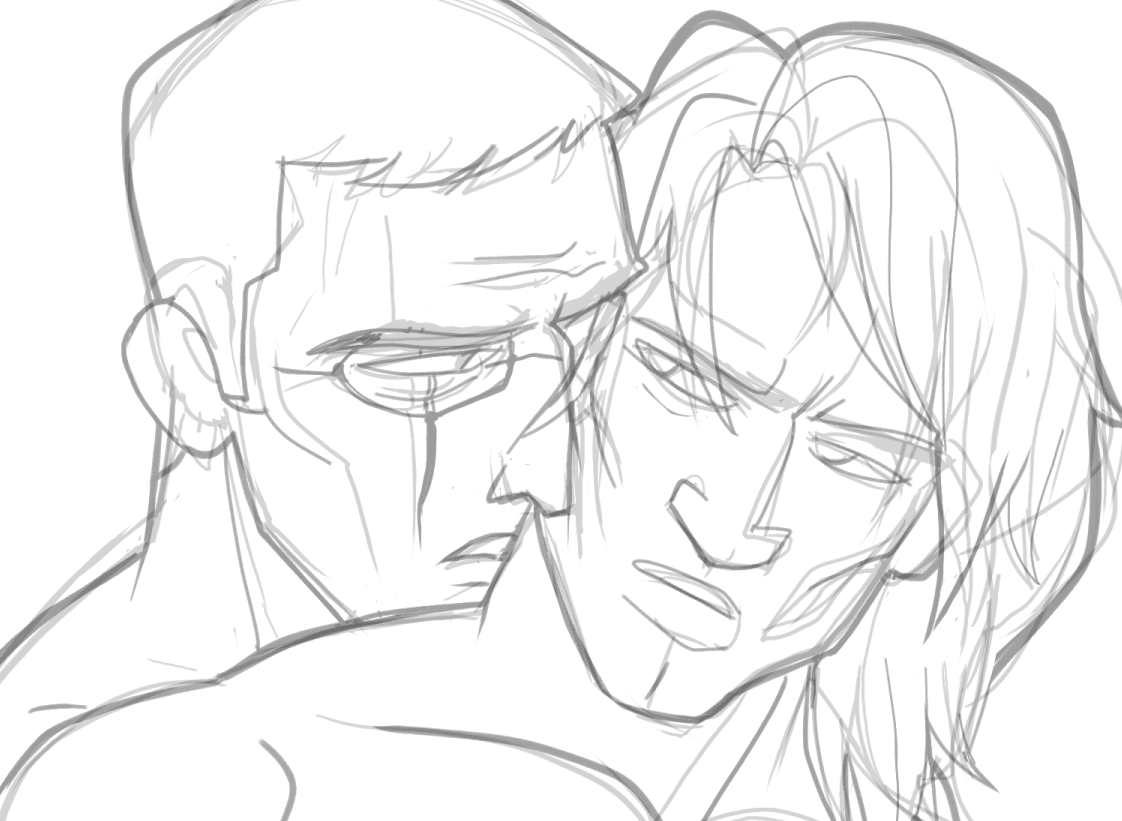MilkyTatiana's tweet photo. W.i.P. #crosshunter #bara #queer https://t.co/SvtGQM2SvS