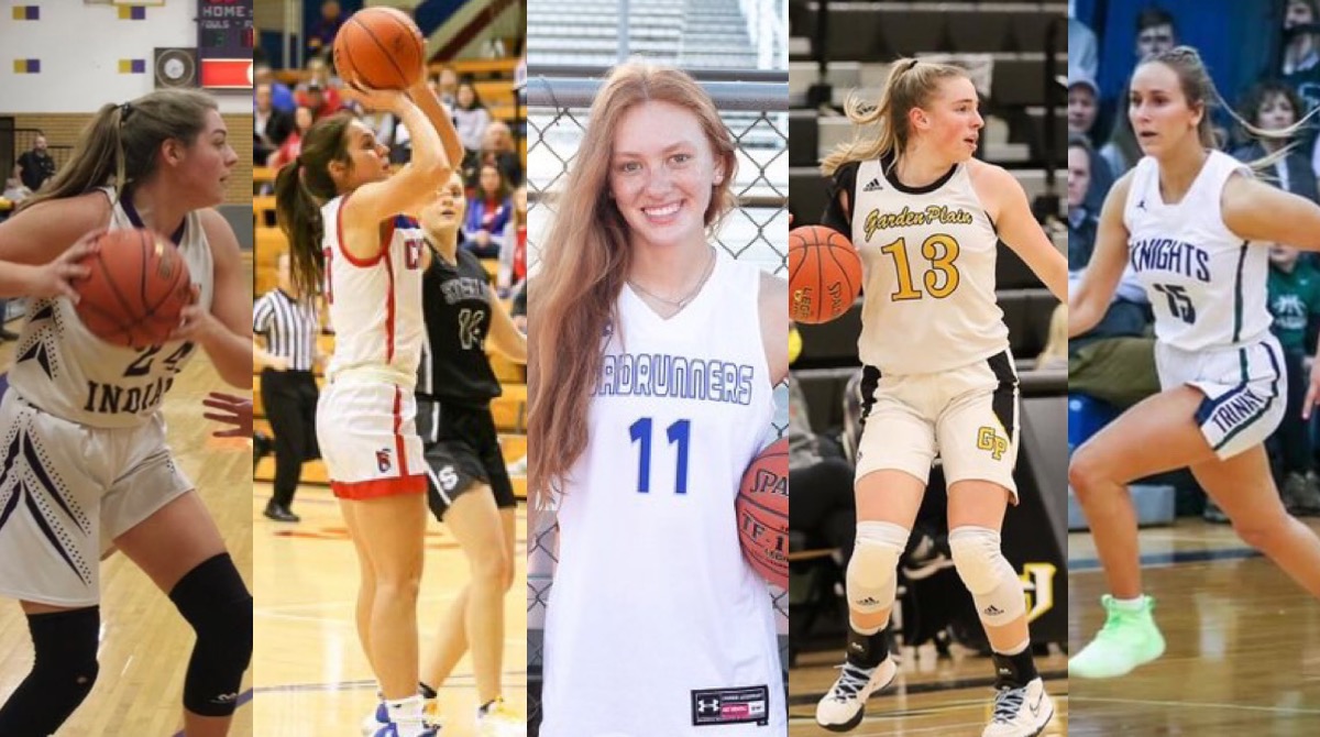 These are our CPL girls of the year, in no particular order:
Rachel Fischer, Senior, Medicine Lodge
Brynn McCormick, Senior, Cheney
Madelyn Swarts, Senior, Chaparral
Brooke Hammond, Senior Garden Plain
Aubrey Winter, Senior, Wichita Trinity