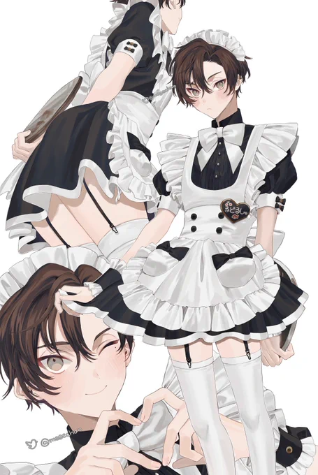 文化祭でメイド服着せられがちの男子 
